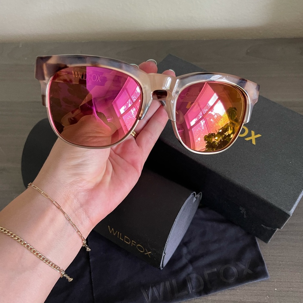 Wild fox 'Club Fox' 52mm Sunglasses - Picture 9 of 11